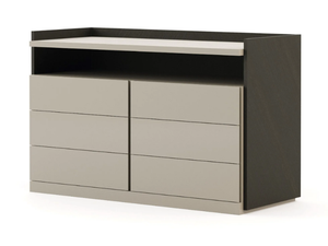 MILOS - Wood veneer chest of drawers _ Stylish Club